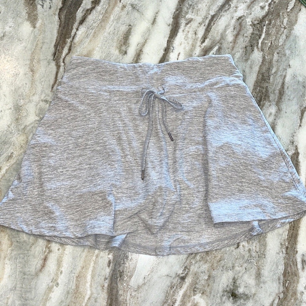 Kyodan Grey Heathered Athletic Tennis Skort